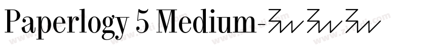 Paperlogy 5 Medium字体转换